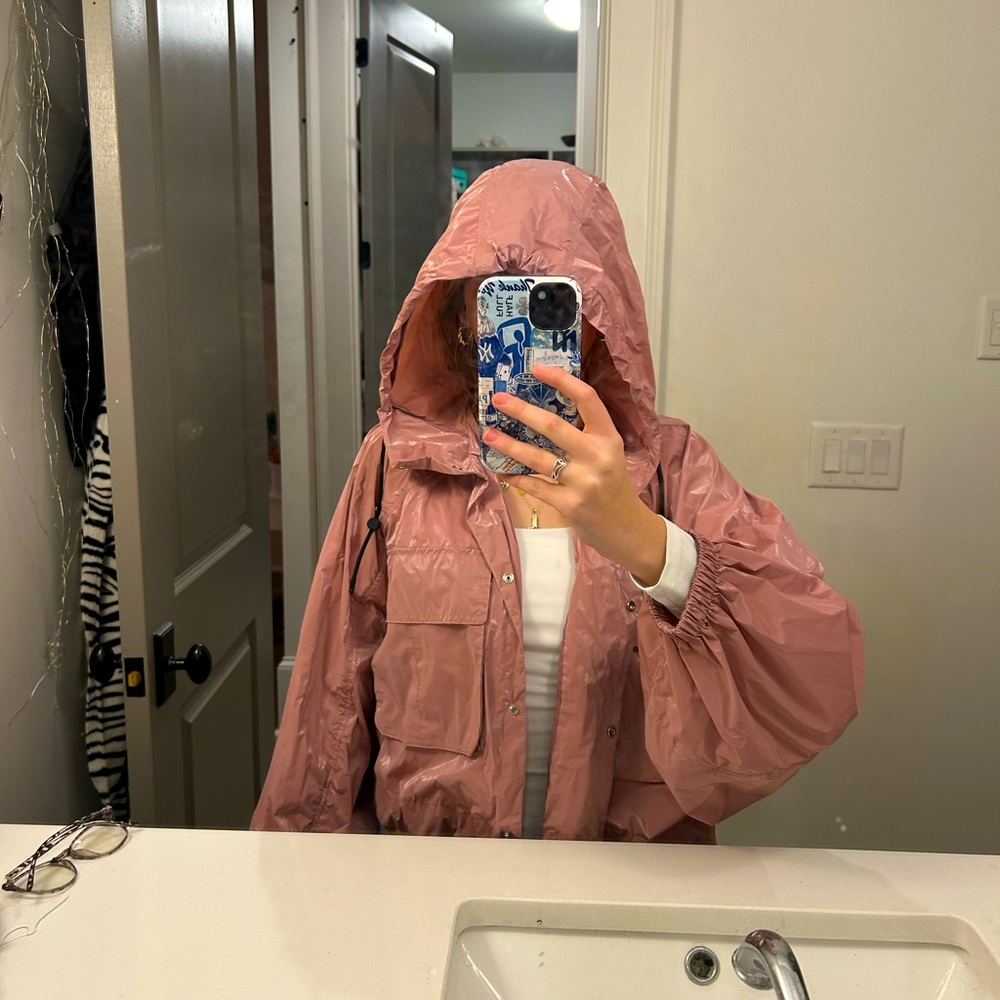 Wind/rain breaker light pink